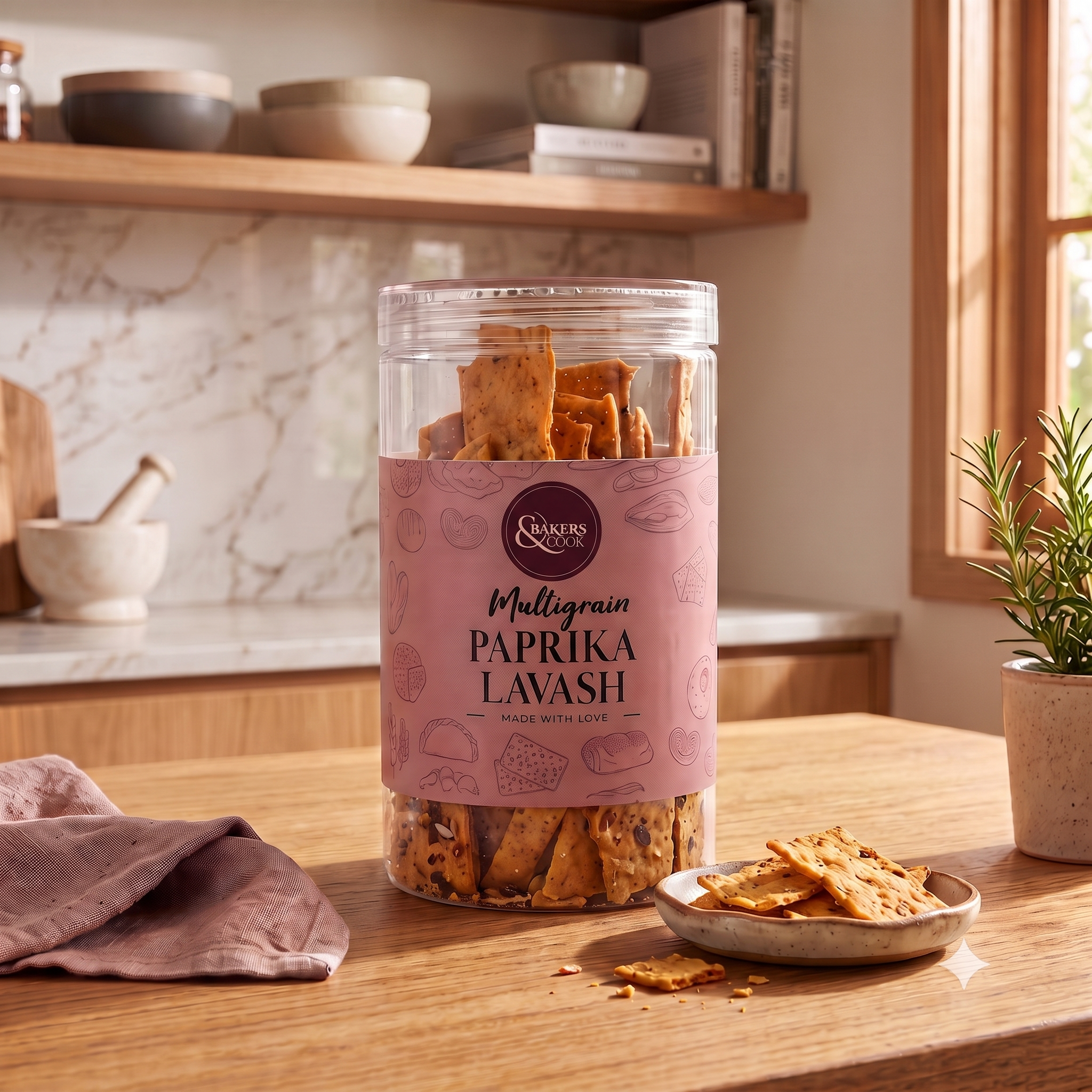 Multigrain Paprika Lavash