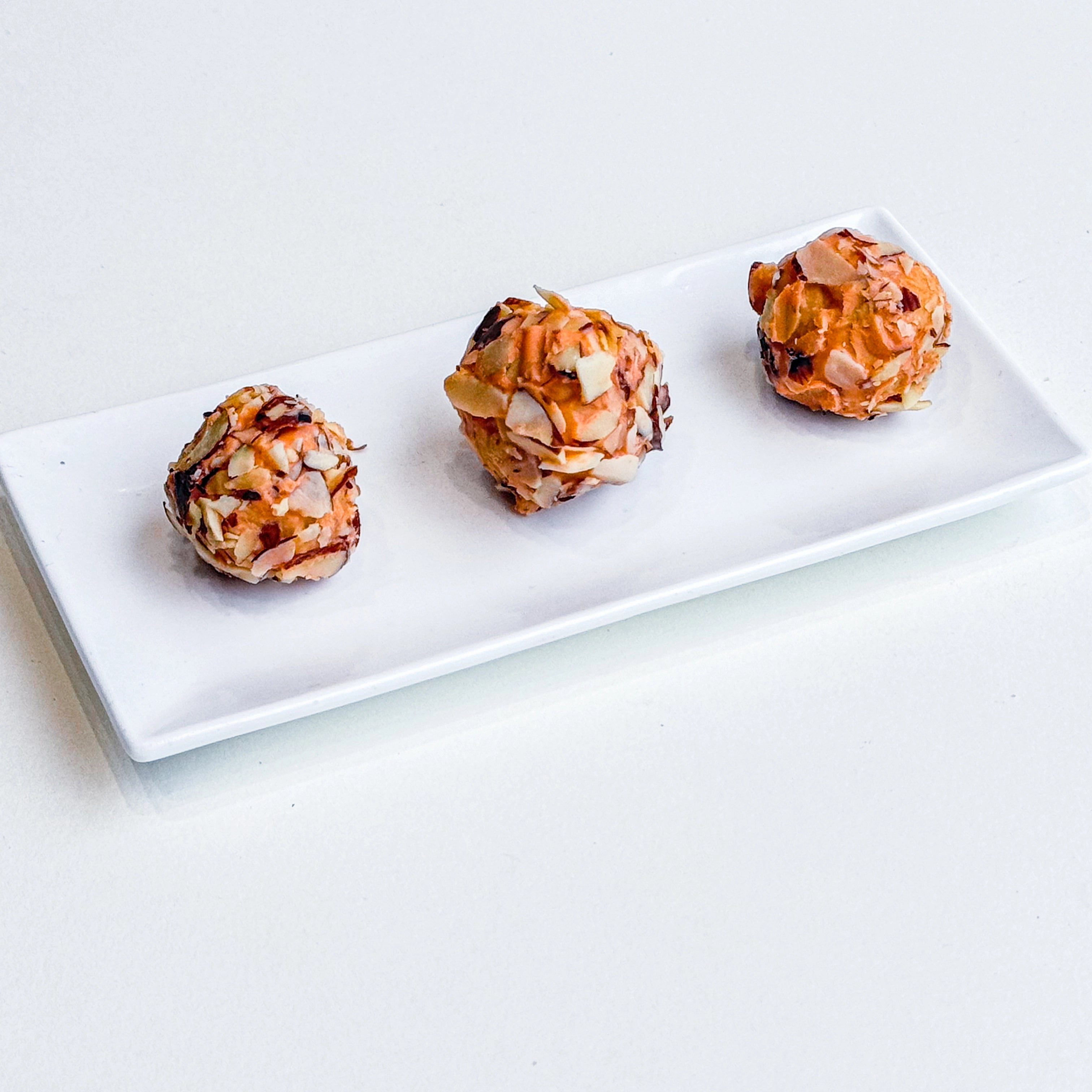 orange butter scotch ball