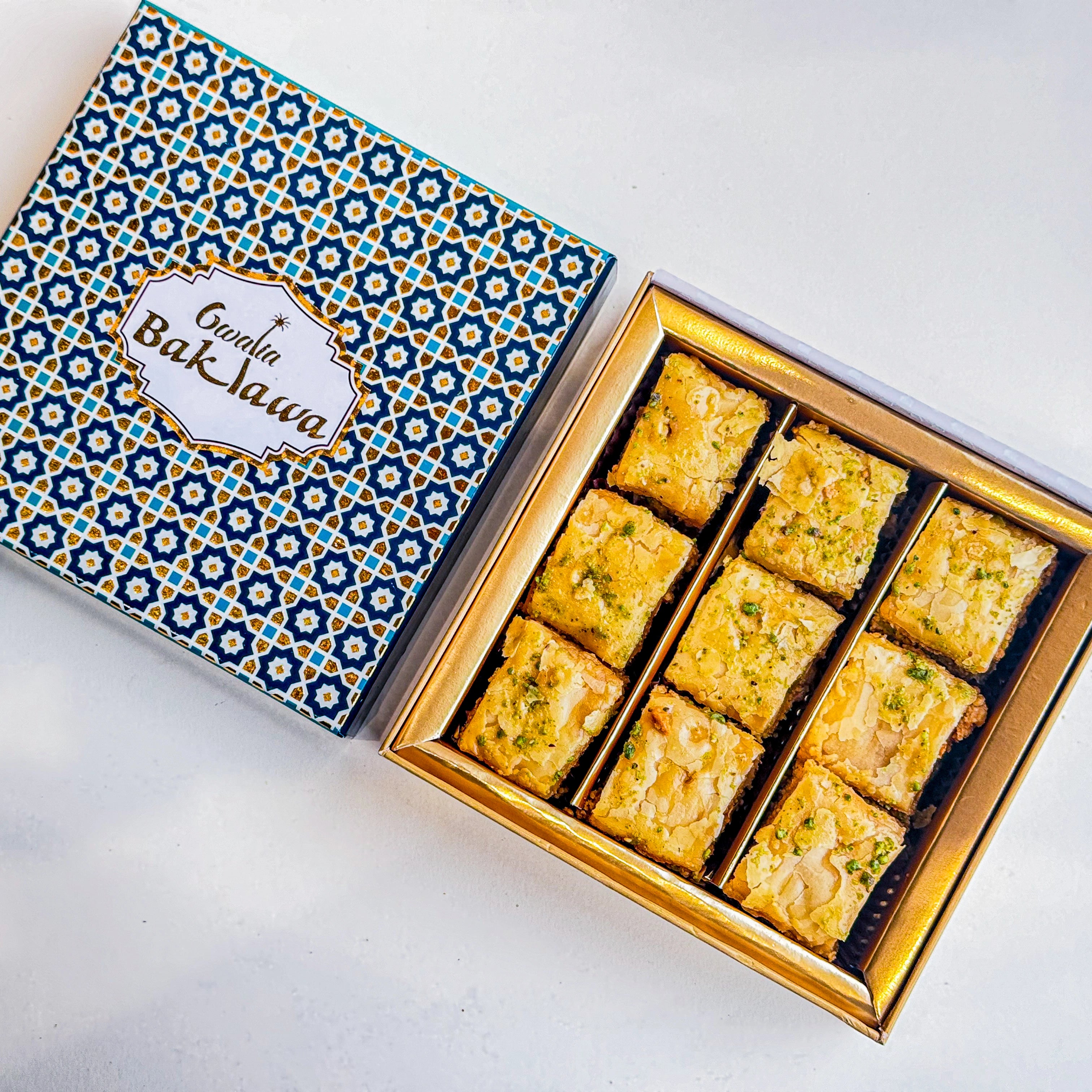 pistachio square baklawa