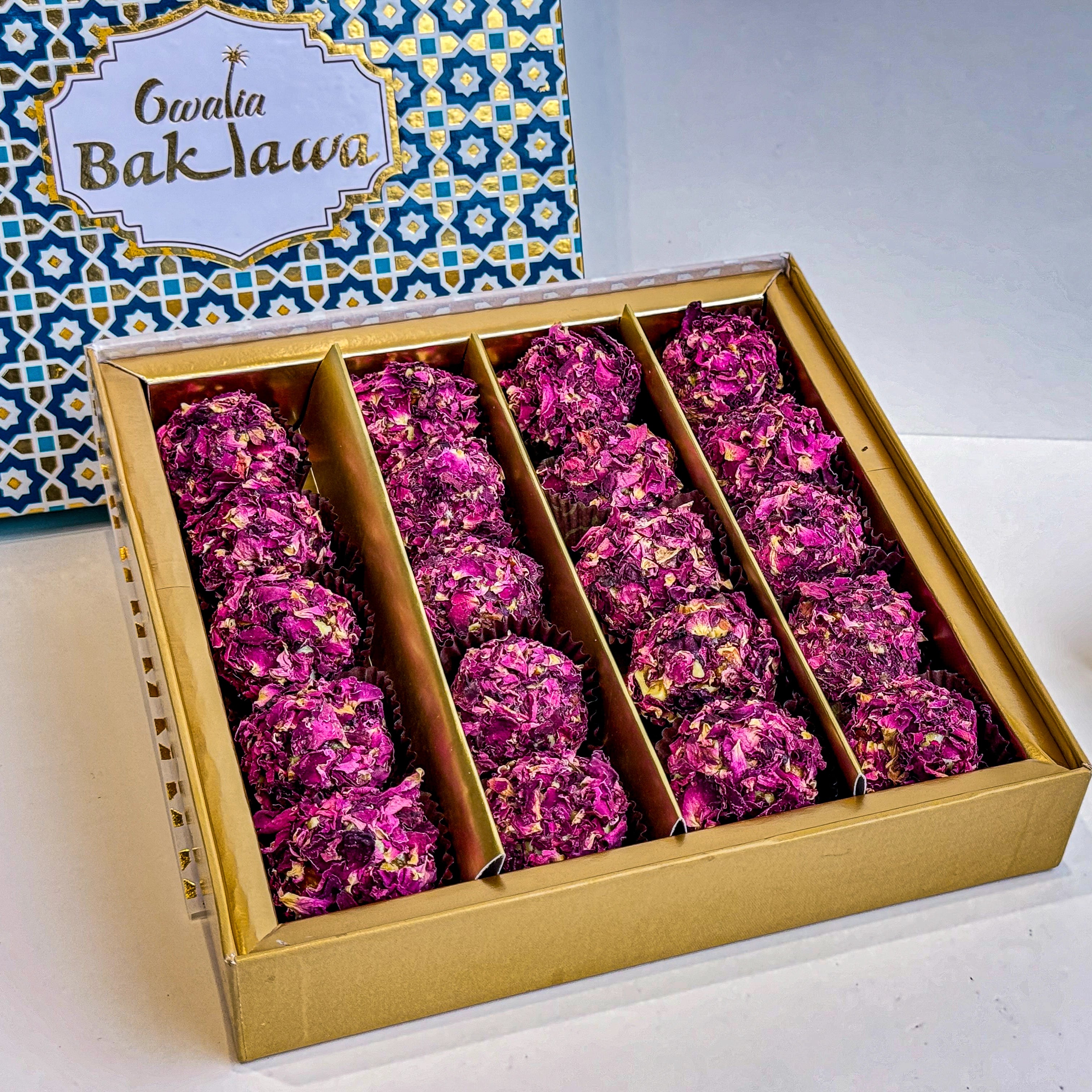 Rose Laddu Baklawa